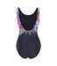 Womens/ladies Floral U-back One Piece Swimsuit Multicoloured Speedo-2