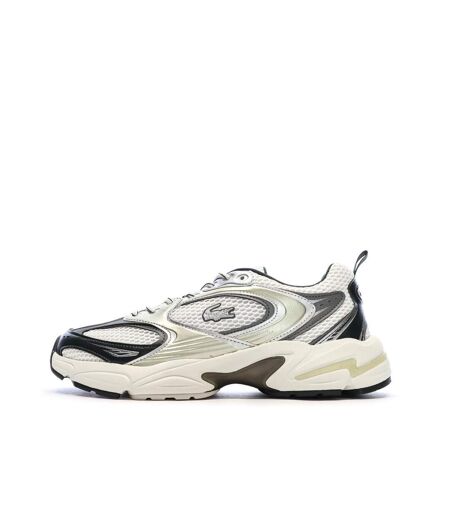 Baskets blanc/vert/doré homme lacoste storm 96 2k