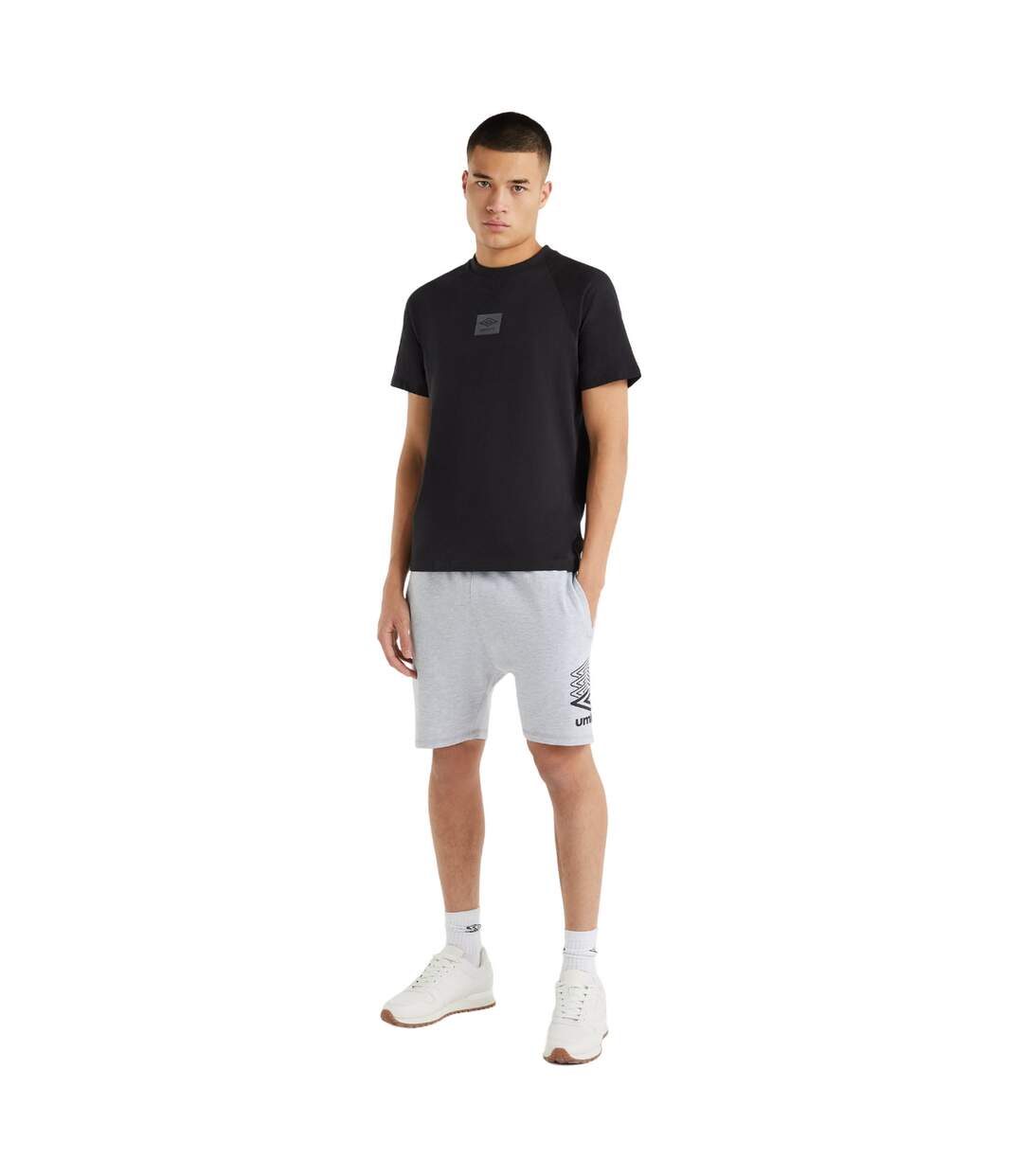 Umbro - Short TERRACE - Homme (Gris chiné) - UTUO2122-3