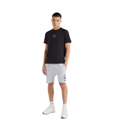 Mens Terrace Shorts Grey Marl Umbro