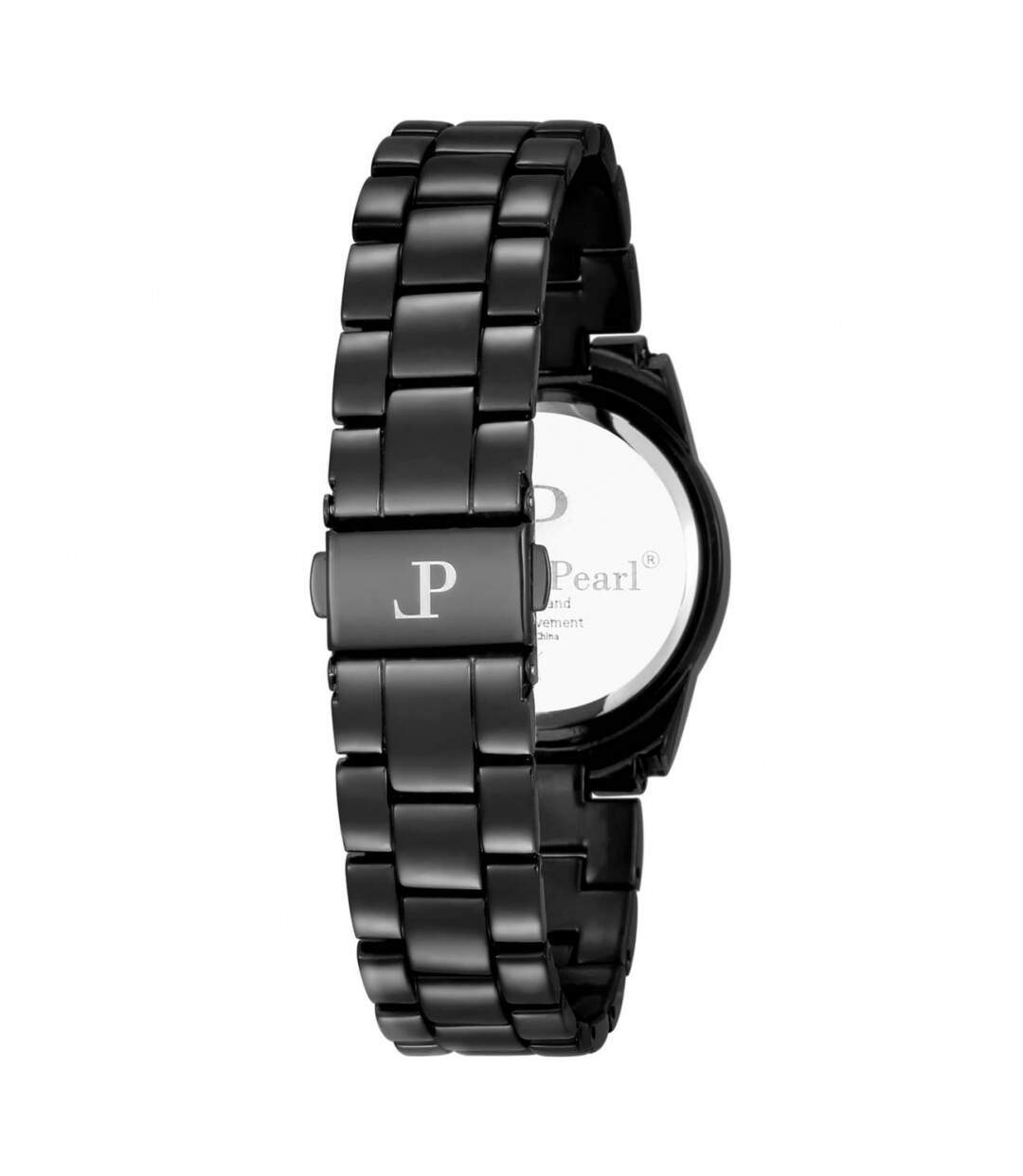 Très Belle Montre Femme Louise Pearl ornée de Cristaux Swarovski® NoirLP25