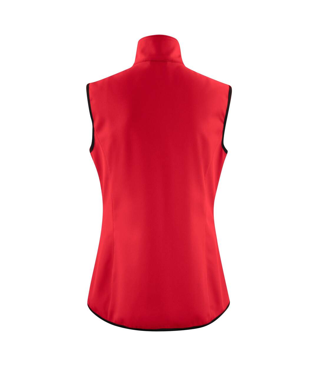 Womens/ladies Trial Softshell Gilet Red Printer-3