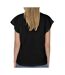 T-Shirt noir femme jdy rose-2
