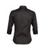Chemisier Effect Femme Noir SOLS-2