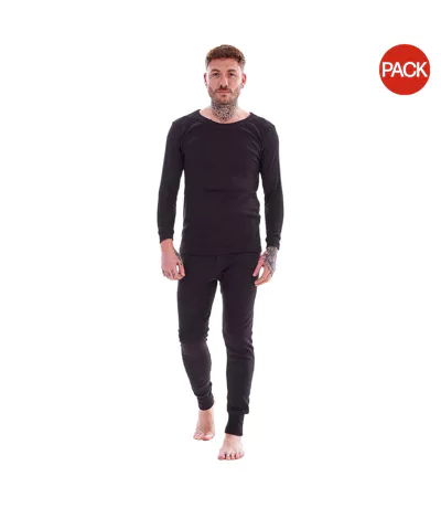 Bas Thermiques Heatforce Homme Noir Keanu