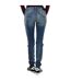 Women's long worn and torn effect denim pants 6Y5J06-5D2ZZ