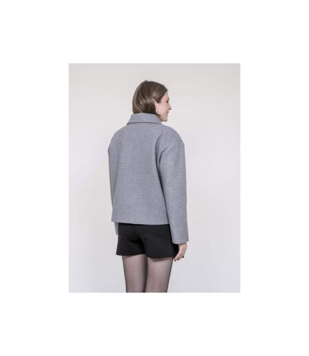 Veste courte effet laine UPARLIE - Dona X Lisa