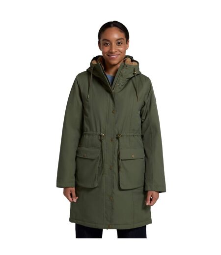 Parka agnes femme vert kaki Animal