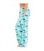 Pack Of 2  Womens/ladies Fleece Animals Lounge Pants  Multicoloured Keanu-4