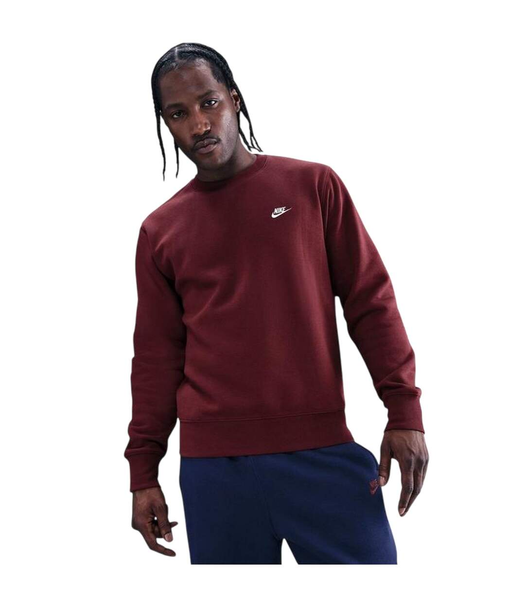 Sweat Motif/style Logo Club Homme Bordeaux Nike-2