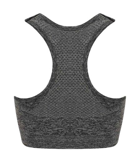 Brassière de sport femme gris foncé Tombo