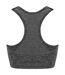 Brassière de sport femme gris foncé Tombo