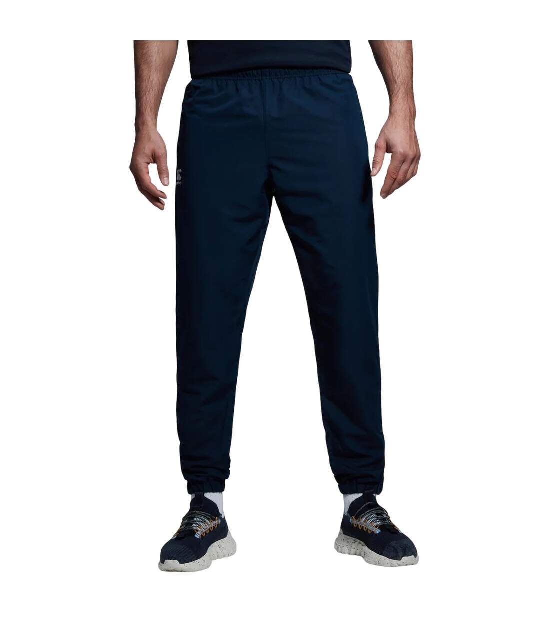 Mens Club Plain Tapered Leg Tracksuit Bottoms Navy Canterbury-2