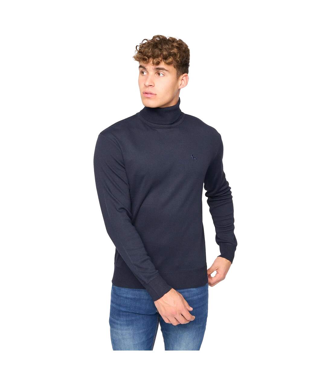 Pull cliveden homme bleu marine Bewley & Ritch