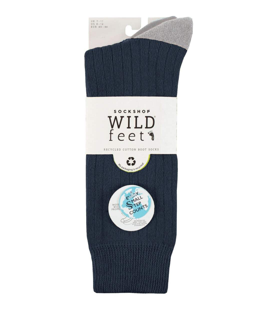 Lot de 3 chaussettes pour bottes en coton recyclé pour hommes-2