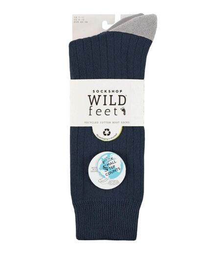 Lot de 3 chaussettes pour bottes en coton recycl� pour hommes