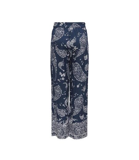 Pantalon fluide marine femme only novina