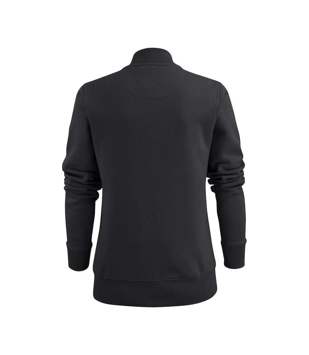 Womens/ladies Javelin Sweat Jacket Black Printer-2