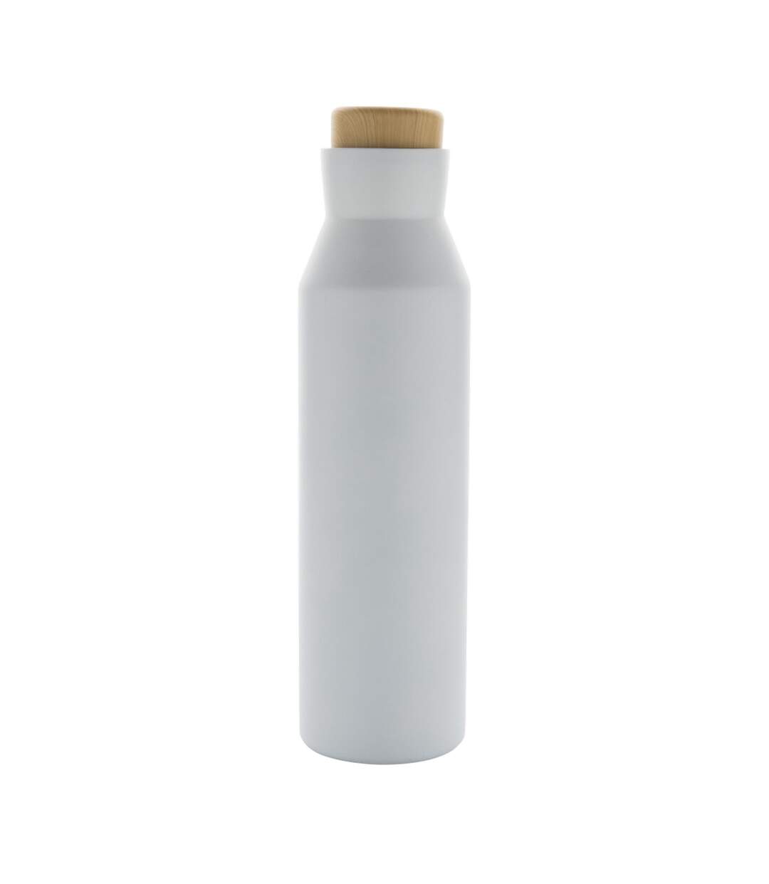 Gaia recycled stainless steel vacuum insulated 600ml water bottle one size white XD Collection-1