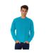 Sweat homme bleu sarcelle B&C