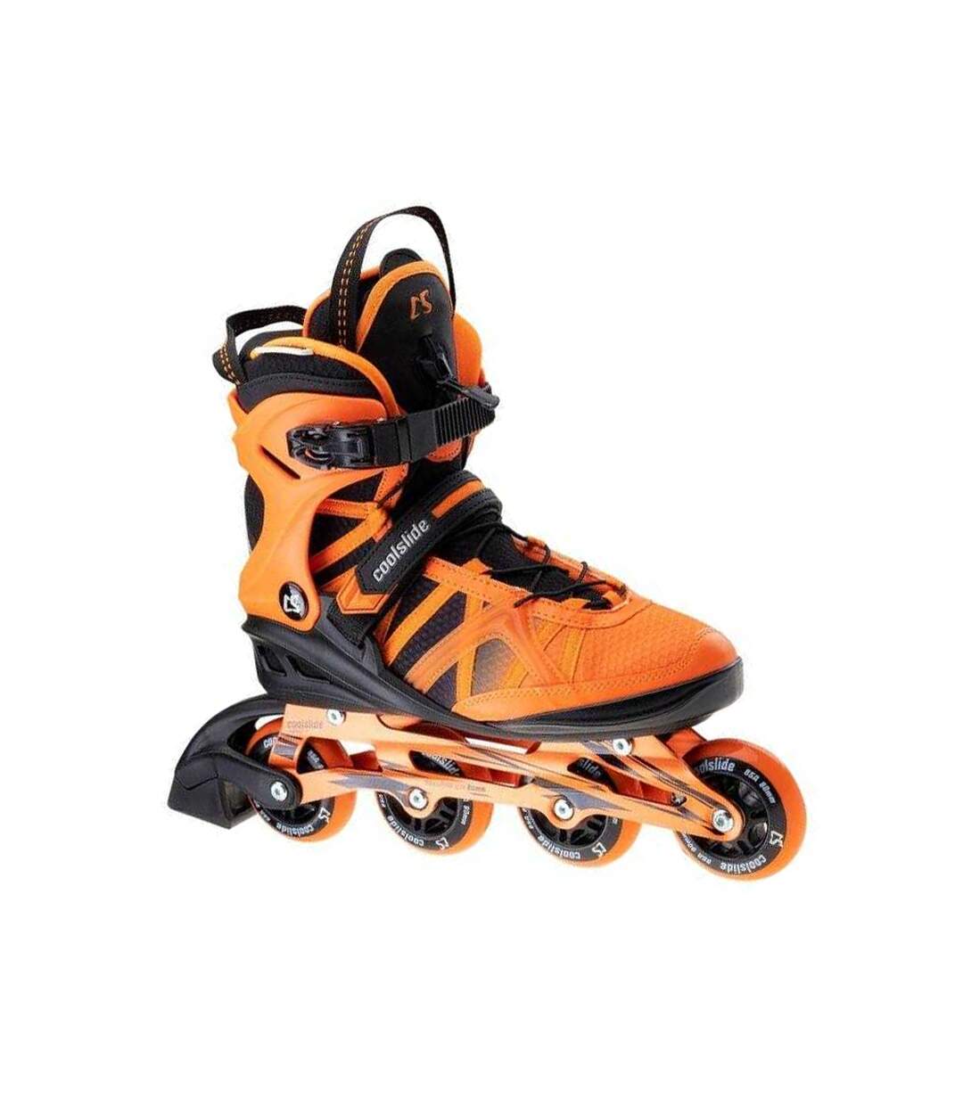 Patins À Roulettes Alignées Lisboa Adulte 46 Fr Orange Coolside-1