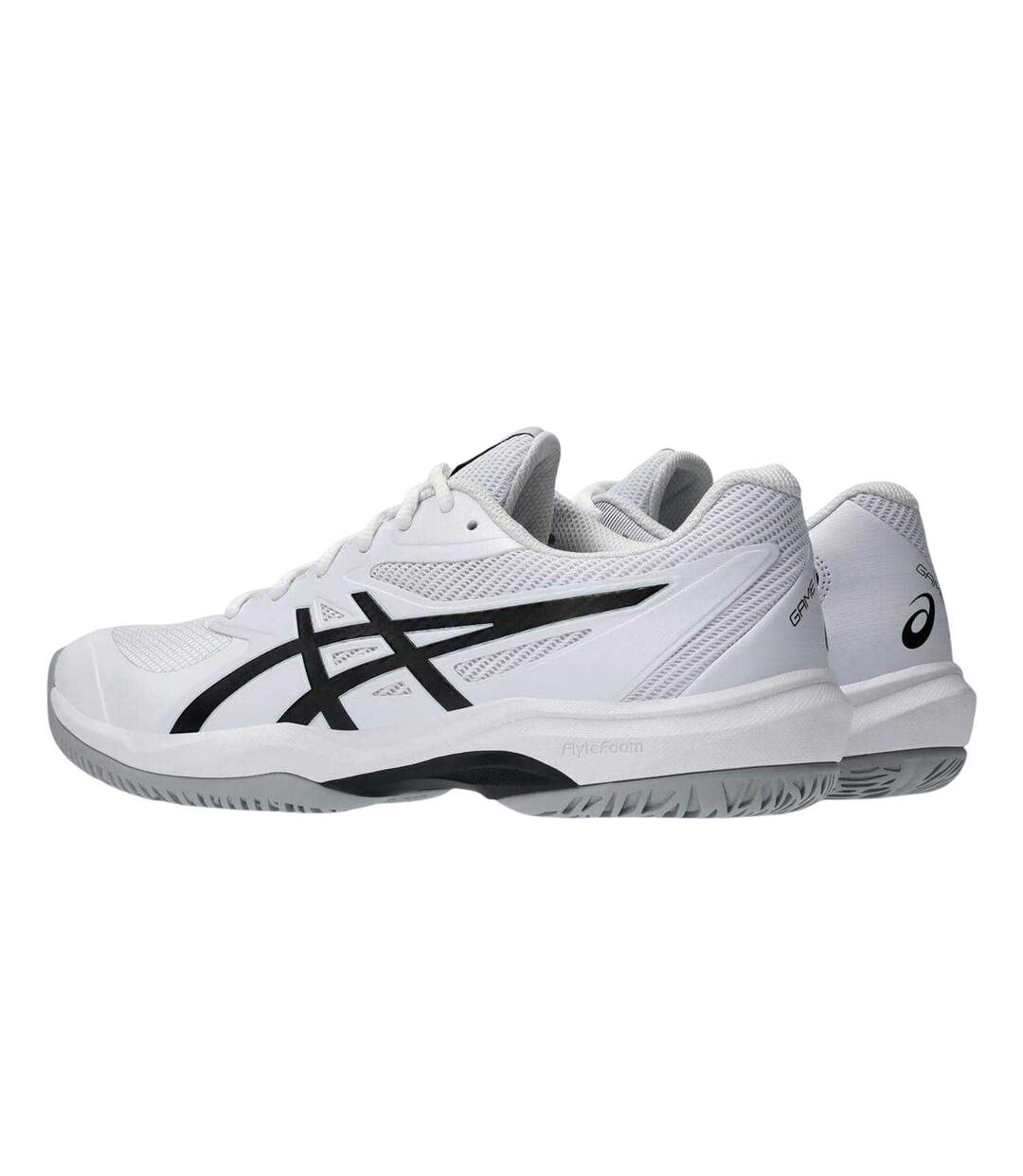 Chaussures De Tennis Motif/style Logo Game Ff Homme Blanc Noir Asics-2