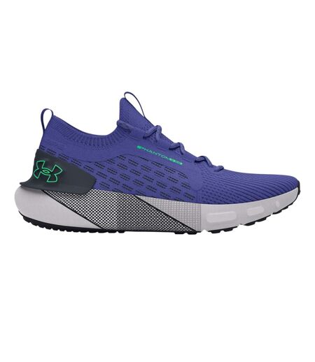 Mens Hovr Phantom 3 Ribbed Knitted Trainers Purple Under Armour