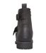 Mens Chad Low Block Heel Motorcycle Boots Black Nicholas Deakins-2