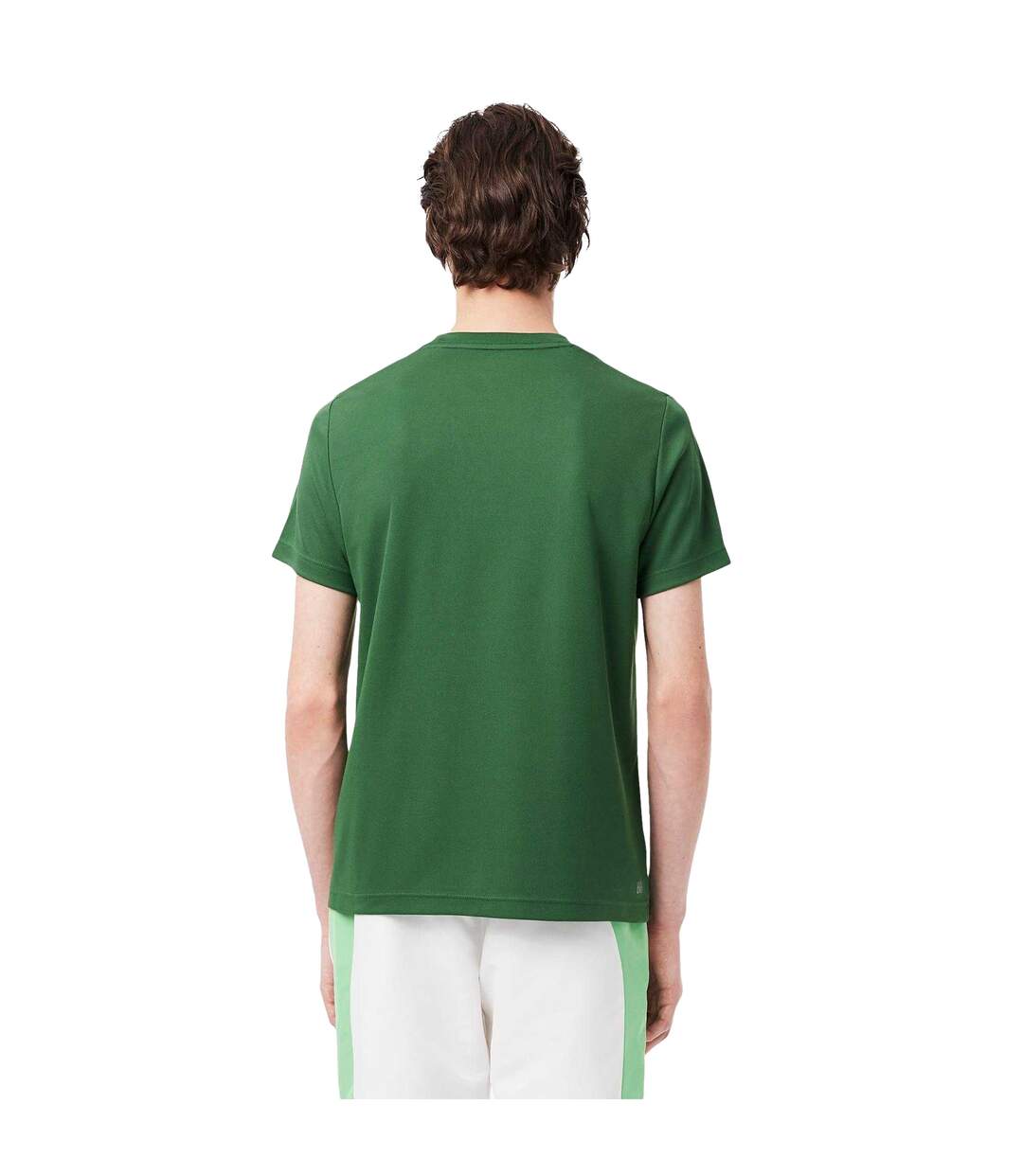 Mens Colour Block T-shirt Green Lacoste-3