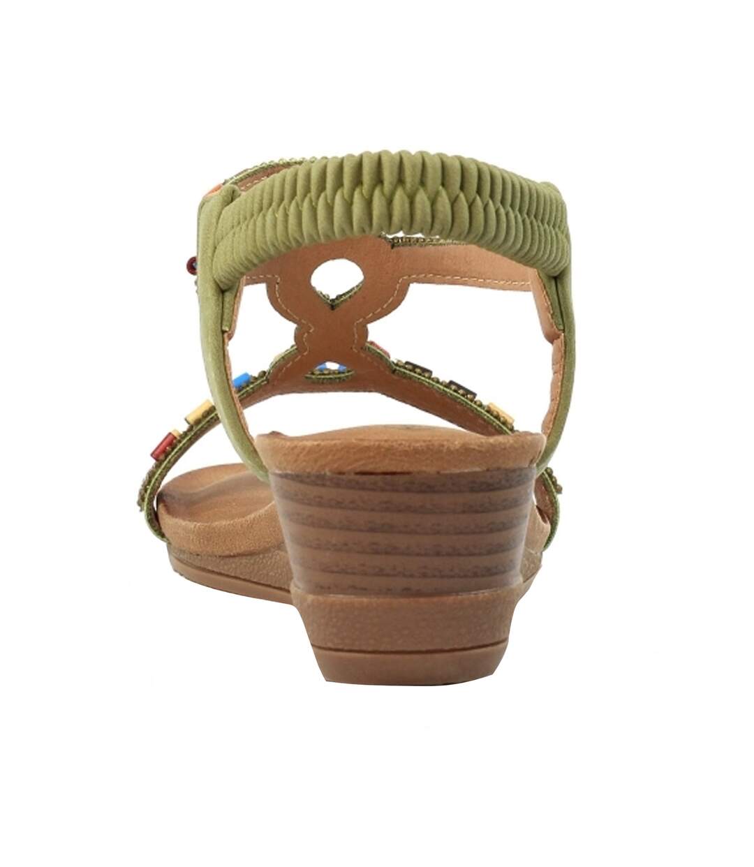 Sandales Epsom Femme Vert Lunar-2