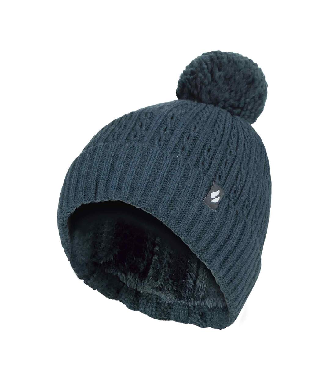 Heat Holders - Bonnet Femme Hiver Tricoté Pompon | Côtelé Thermique Bonnet Hiver-2