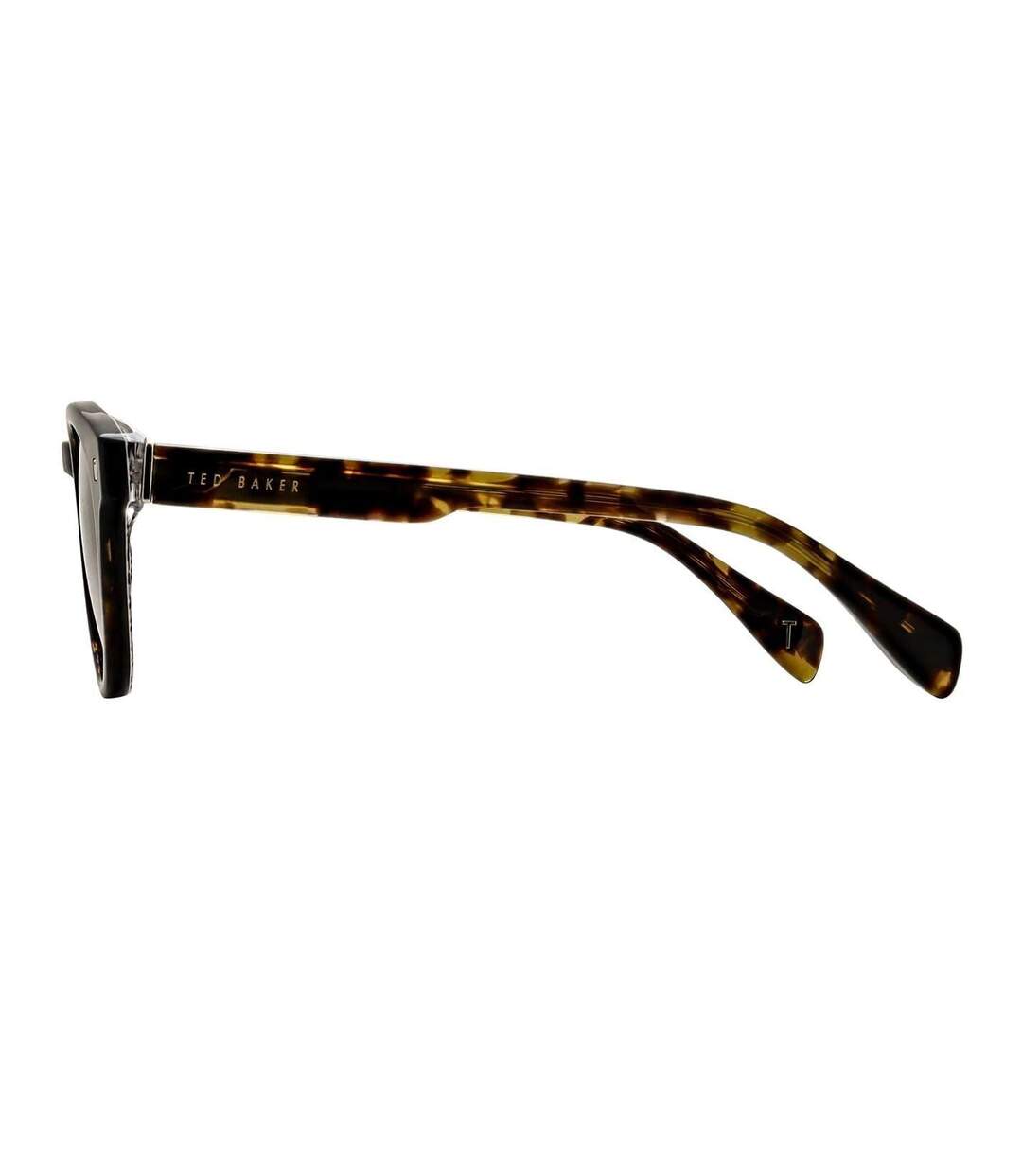 Unisex Adult Bak Dax Round Sunglasses One Size Tortoise Flecked Ted Baker-2