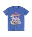 T-shirt Motif/style Personnages Adulte Bleu The Raccoons-1