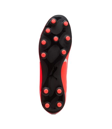 Childrens/kids Vitoria Fg/ag Synthetic Football Boots Red Black Puma