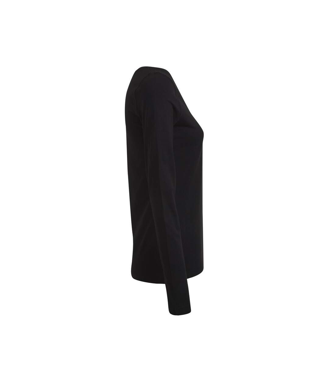 T-shirt Femme Noir Promodoro-4