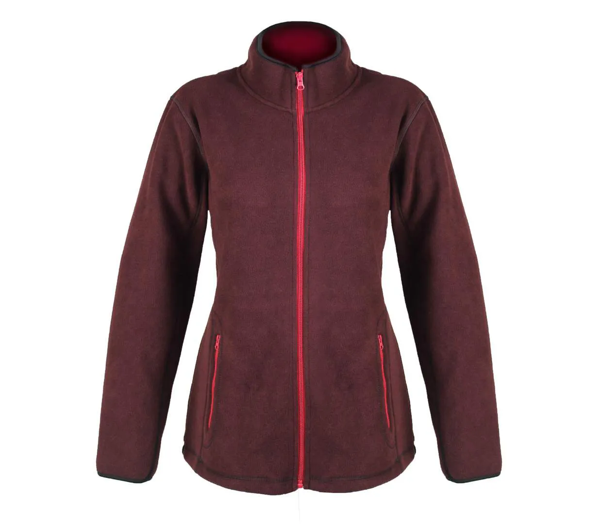 Veste Polaire Femme Balkan1 Bordeaux - Ultra Chaude (Mayflower)-5