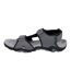 Sandales Crater Homme Gris Acier Noir Orange Hi-Tec-3