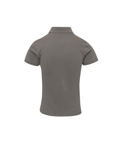 Premier Womens/Ladies Coolchecker Plus Polo Shirt (Dark Grey) - UTPC6467