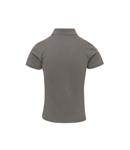 Premier Womens/Ladies Coolchecker Plus Polo Shirt (Dark Grey) - UTPC6467