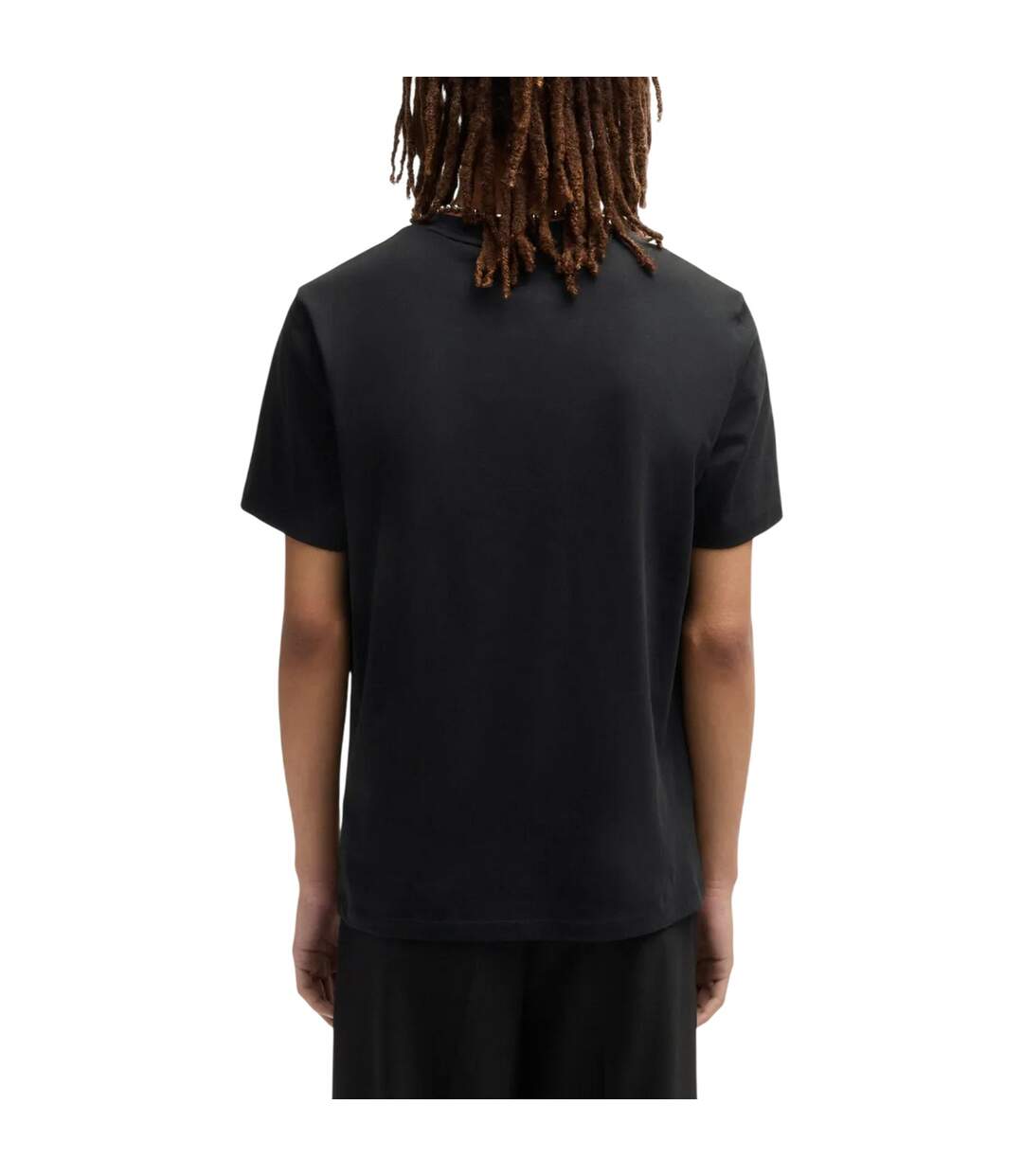 T-shirt Motif/style Chien Homme Noir Hugo-2