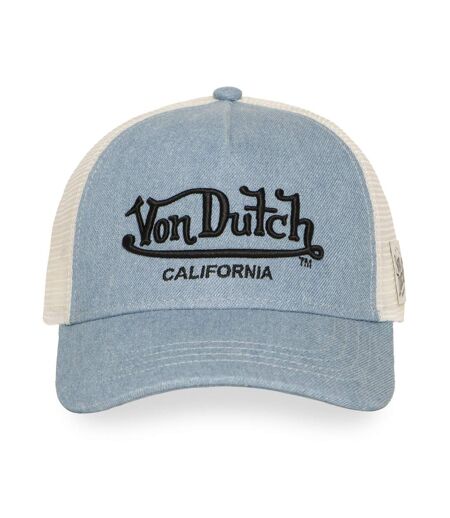 Casquette baseball avec filet en Denim et broderie Tencel Vondutch