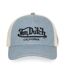 Casquette baseball avec filet en Denim et broderie Tencel Vondutch-2
