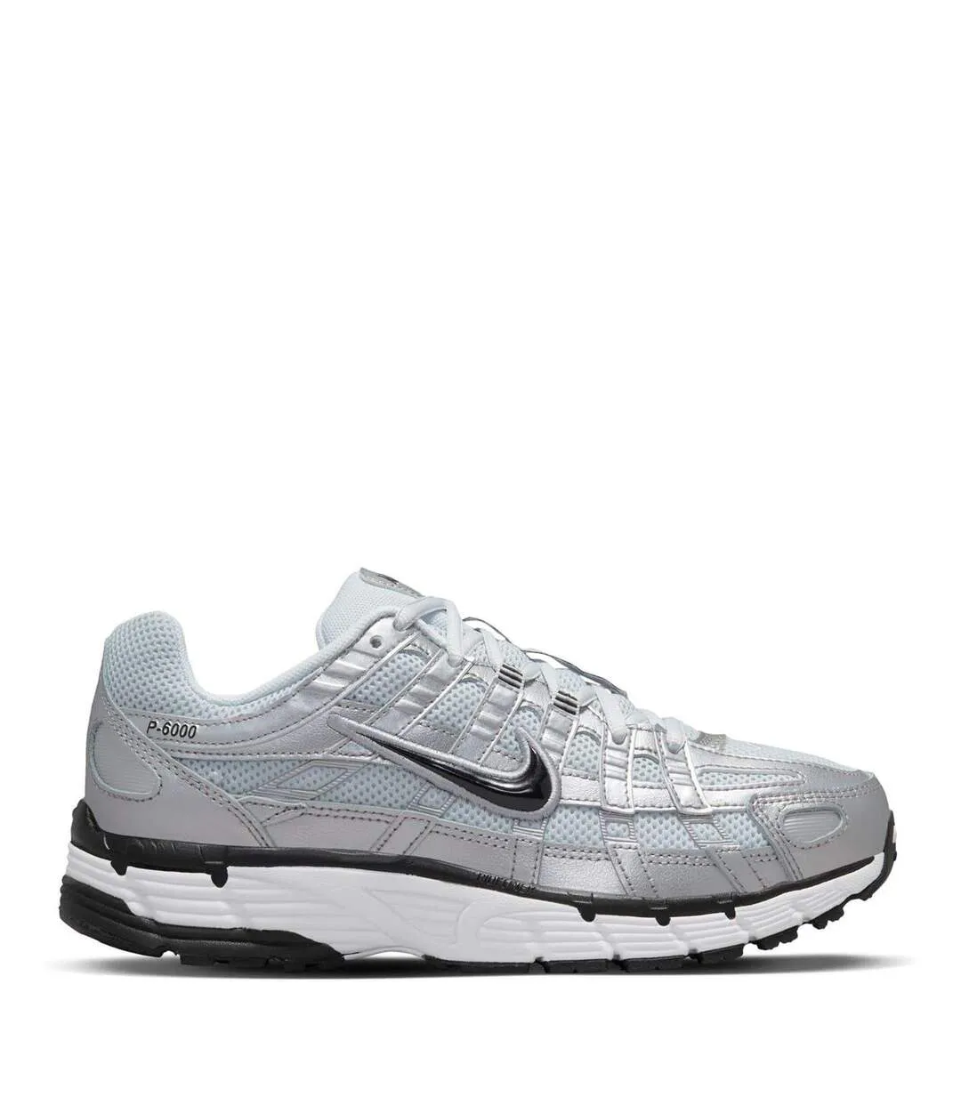 Baskets P-6000 Femme Blanc Argenté Nike-1