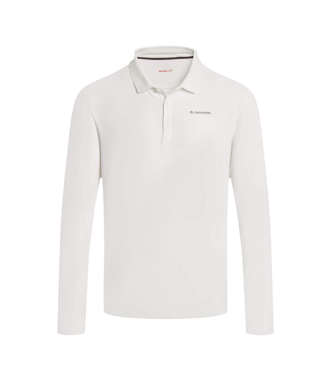 Polo Manches Longues Bramshaw Golf Homme Blanc Craghoppers-2