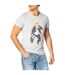 T-shirt Motif/style Logo Homme Gris Boruto: Naruto Next Generations-1