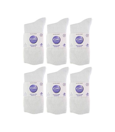 IOMI - 12 Paires Femme Chaussettes Bambou Sans Elastique | Non Comprimantes