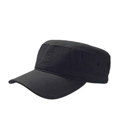 Casquette militaire mixte noir Atlantis