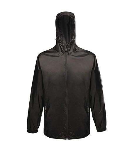 Regatta Pro Mens Packaway Waterproof Breathable Jacket (Black)