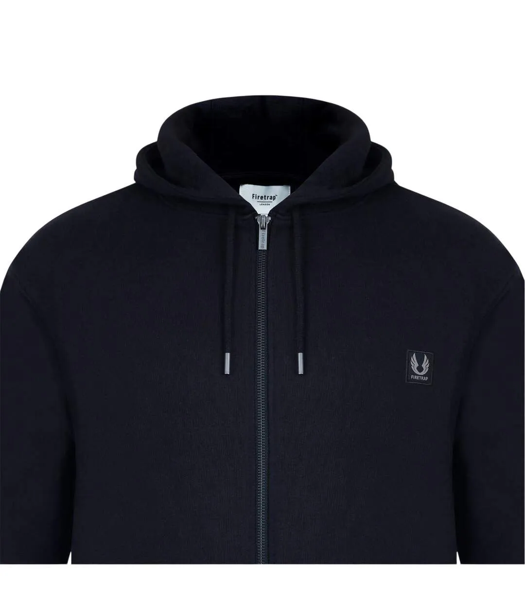 Veste À Capuche Motif/style Logo Homme Noir Firetrap-4