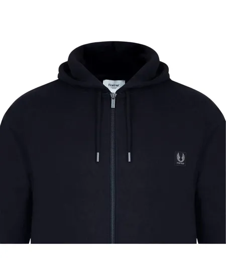 Veste À Capuche Motif/style Logo Homme Noir Firetrap